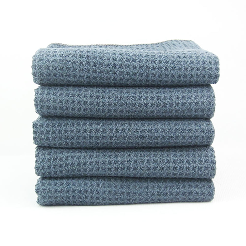 Kitchen Dish Cloths 10Pack Waffle Weave Ultra Soft Absorbent Dish