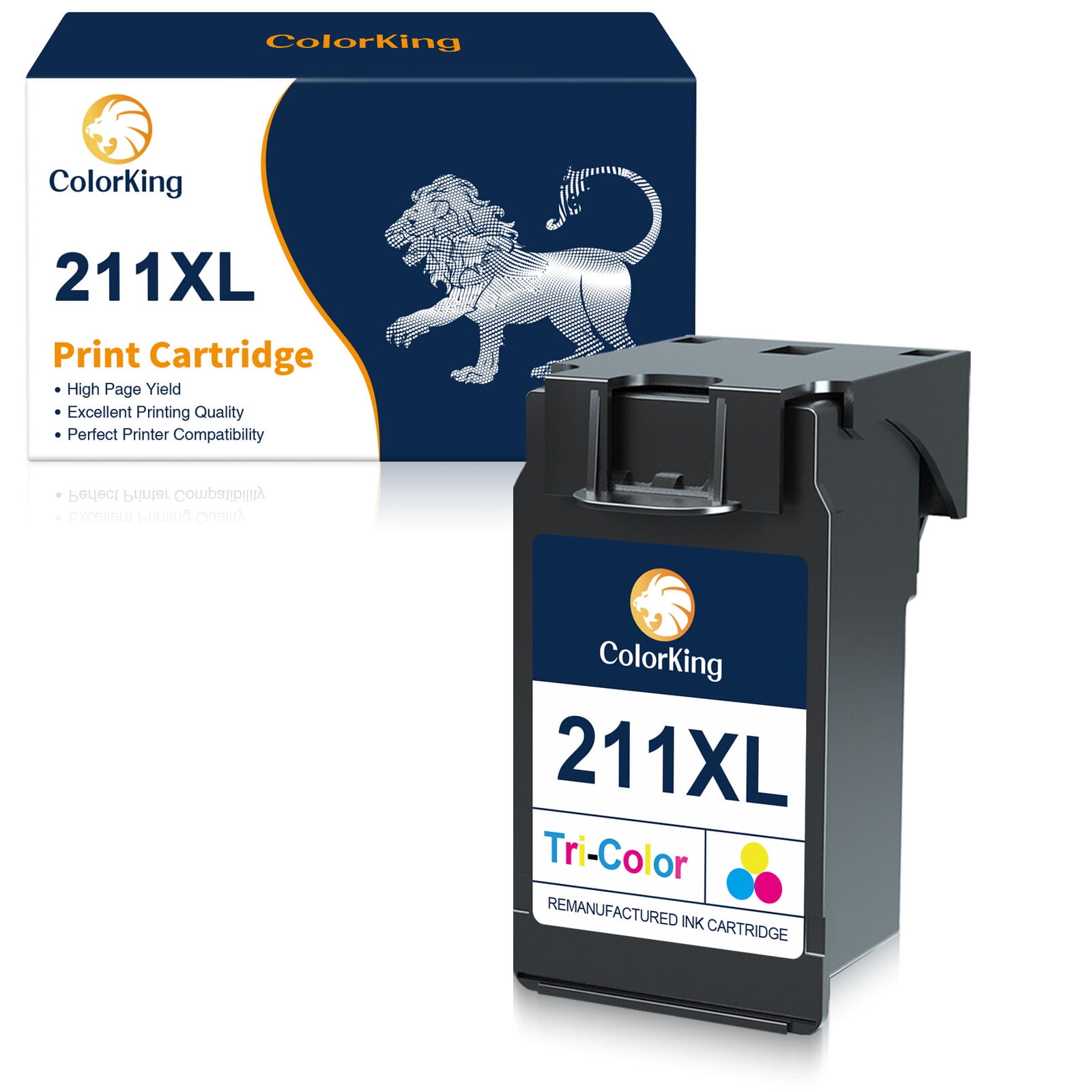 211XL Ink Cartridge for Canon ink 211 211XL Color for PIXMA MP240 MP230 MP480 IP2700 MP495 MX420 MX330 MX340 Printer(1 Pack) - Walmart.com