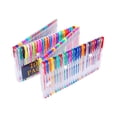 thumbnail image 1 of Inteprter Bolígrafos con purpurina, juego de bolígrafos de Gel de colores brillantes, 48 ​​colores, rotuladores de neón para colorear, libro, pinturas 100 colores, 1 of 6