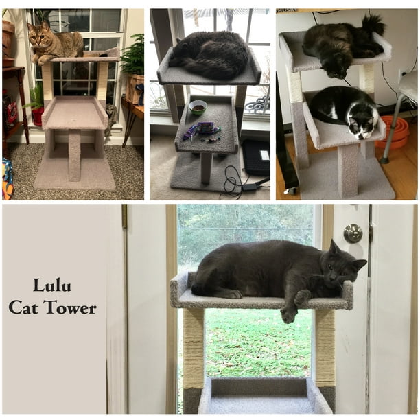 Naomi Home LuLu Cat Tree for Large Cats, Cat Tower for Large Cats, Cat