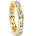 thumbnail image 3 of Pompeii 1 1/2 CT Channel Set Eternity Diamond Ring 14K Yellow Gold (G/H,I1), 3 of 3