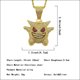 thumbnail image 2 of 3 piezas de diferentes colores diamantes hip-hop artículos colgante estéreo pet pixies collar hip-hop accesorios JM, 2 of 5