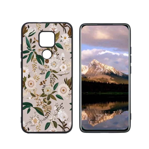 Boho-Chic-Floral-29 Phone Case, Degined for Moto G Play 2021 Case Men Women, Flexible Silicone Shockproof Case for Moto G Play 2021