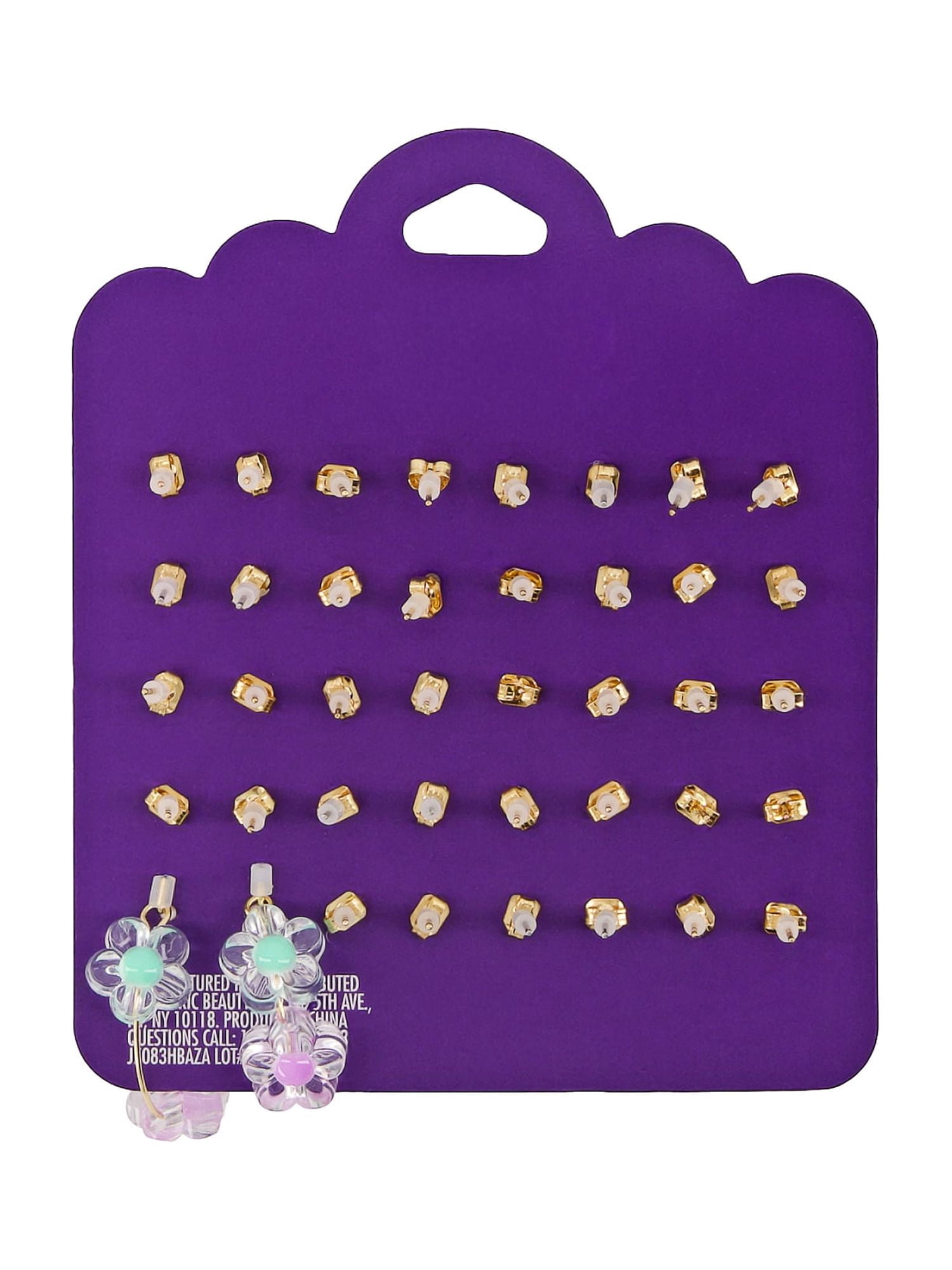 Claire's Multi Earring Studs - Fairy, 20pcs