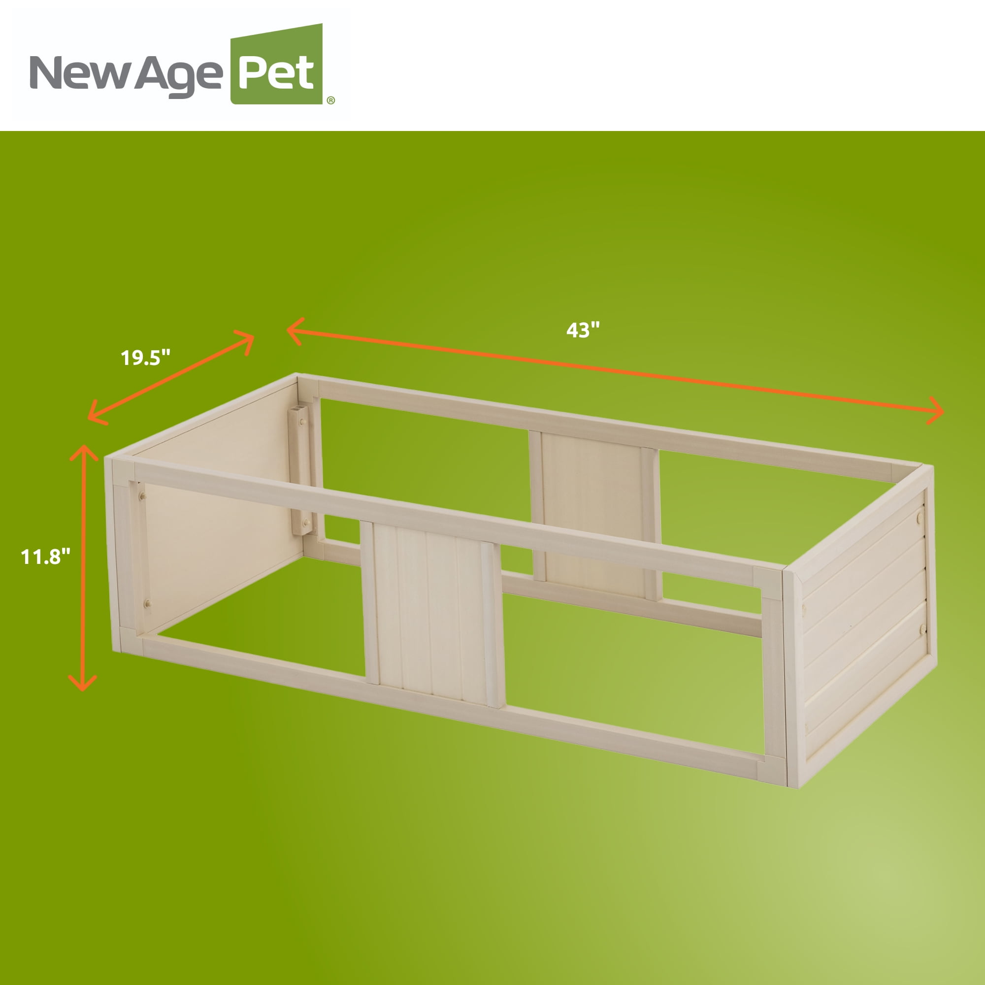 New Age Pet® ECOFLEX® Mojave Reptile Habitat Stacker in Large 48" Maple for Lighting