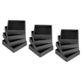 thumbnail image 1 of Almohadillas para muebles, 12 piezas 2'' x 2'' - Protectores de piso de patas de silla de goma cuadradas, taza de rueda antideslizante (negro), 1 of 5