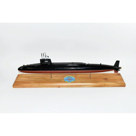 

Ethan Allen (SSBN-608) Submarine Navy Scale Model Mahogany 20 inch Ethan Allen Class