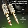 thumbnail image 4 of Cable GEARit XLR a Doble 1/4" TS Mono 3 m, 4 of 7