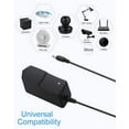 thumbnail image 6 of ALITOVE DC 12V Power Supply 1A 12W AC/DC Black Adapter 100~240V AC to DC 12 Volt Converter with 5.5 x 2.5mm 2.1mm Plug for LED Strip Lights CCTV Security Camera, 6 of 7