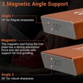 thumbnail image 2 of Rolling Knife Sharpener Kit with Diamond Discs, 15° & 20° Multi Angle Magnetic Knife Sharpener Roller Tool for Kitchen and Pocket Knives, Finger Protector, Leather Strop & Carry Bag, 2 of 3