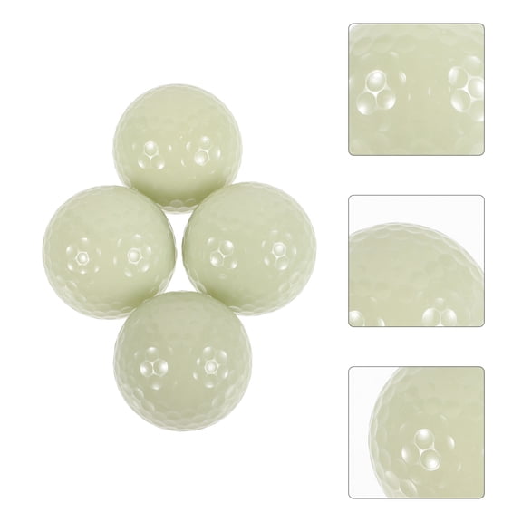 WHAMVOX 4 Pcs Luminous Golf Ball Catchable Balls Night Use Child