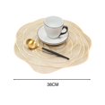 thumbnail image 5 of Elegant Rose Gold Placemat Heat-Resistant, Non-Slip, Waterproof, and Dishwasher-Safe Dining Table Decor, 5 of 7
