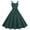 Army Green, variant on Women's Casual Tennis Dress Elegant Sleeveless 1950s Evening Party Prom Dress for Women Pink M