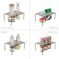 thumbnail image 4 of Smart Design Cabinet Storage Shelf Rack - Medium- 8.5 x 13.25 inch  - Bronze, 4 of 7