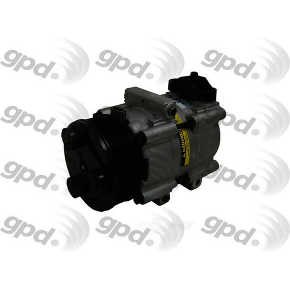 Global Parts Distributors New w/ Clutch A/C Compressor Fits select: 1997-2002 FORD EXPEDITION, 2000-2001 FORD EXCURSION