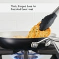 thumbnail image 6 of KitchenAid Hard Anodized 10 Pcs Ceramic Nonstick Cookware Pots and Pans Set, Oven Safe to 500°F, Matte Black, 6 of 12