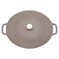 thumbnail image 5 of Staub Cast Iron 6.25-qt Shallow Oval Dutch Oven - Lilac, 5 of 7