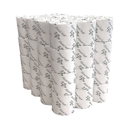Floral Soft 2-Ply Standard Toilet Paper White B448