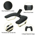 thumbnail image 4 of Unique Bargains Nail Arm Rest with 360° Rotating Phone Holder U Shaped Manicure Hand Rest Detachable Arm Rest for Nail Tech for Salons or Home Use Black, 4 of 7