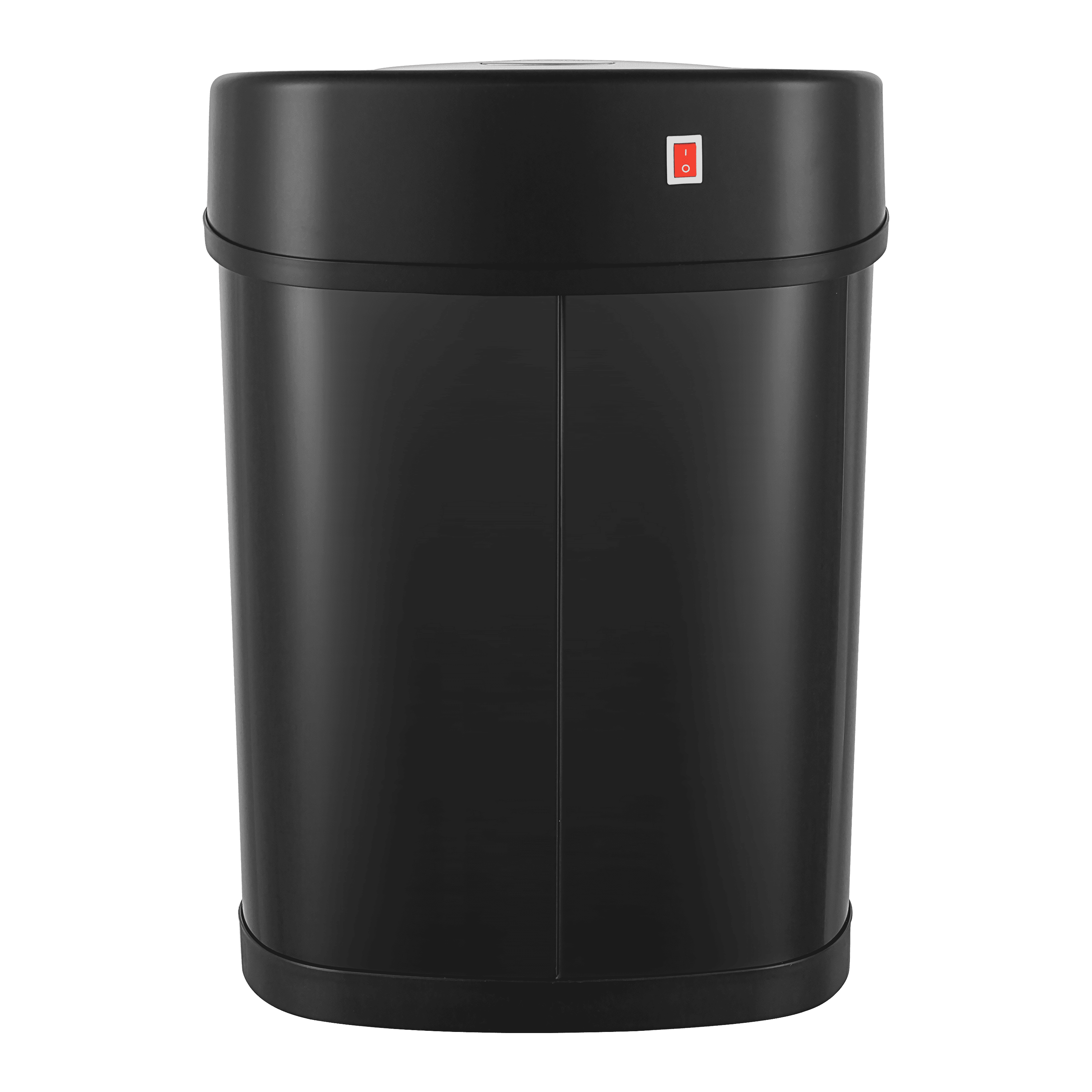 Nine Stars Motion Sensor Automatic Bathroom Trash Can, 4-Gallon Stainless Steel, Motion Sensor Hands-Free Soft-Close Lid Garbage Bin, Black