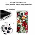 thumbnail image 4 of Deep Red Flower Case for iPhone 14 Pro Max,Aesthetic Colourful Floral Pattern Soft TPU Full Cover Case, 4 of 5
