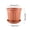Red, variant on Retro Style Imitation Ceramic Planter, Breathable Flower Pot for Indoor Plants, s, Home Decor Vessel with Drainage Saucer