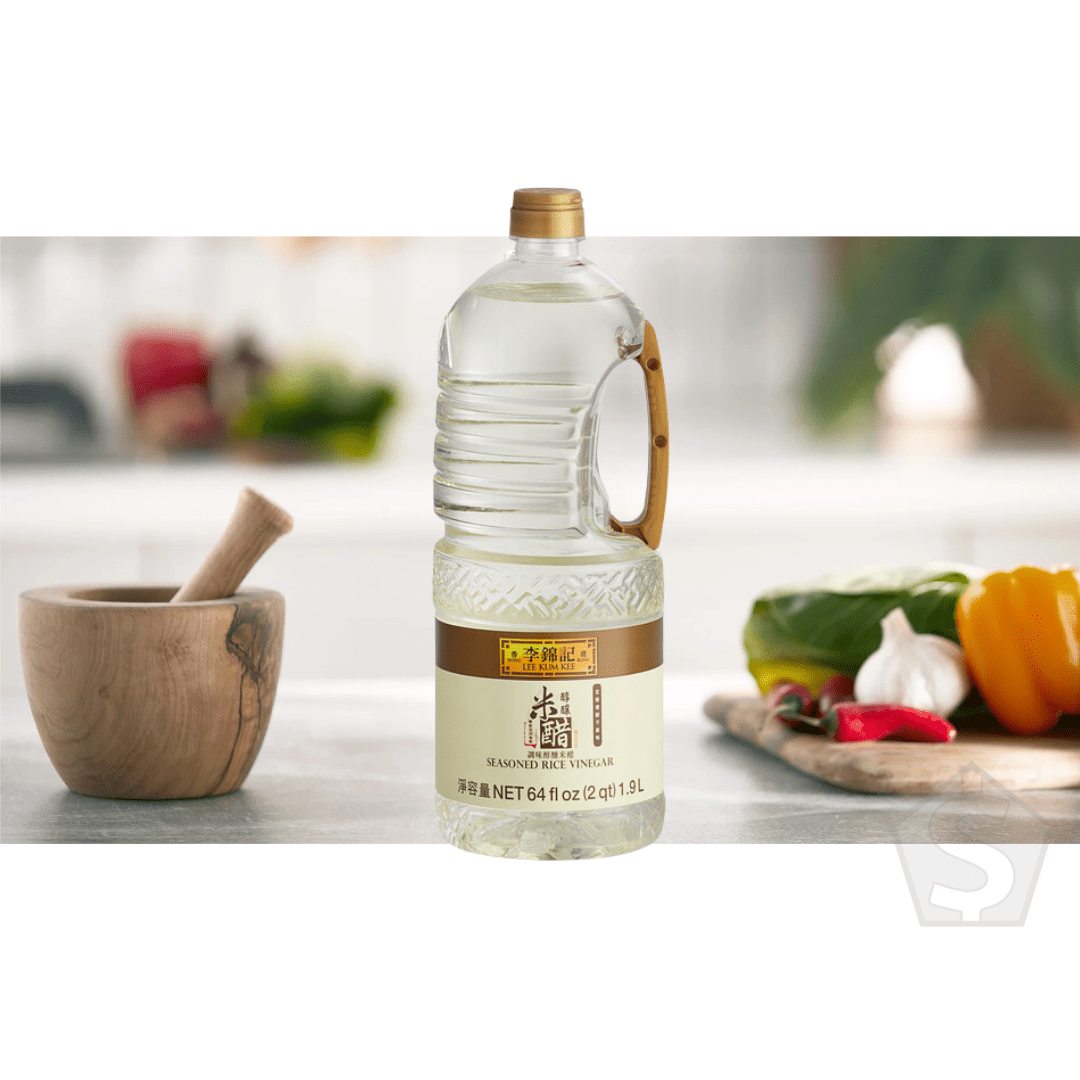 Lee Kum Kee Seasoned Rice Vinegar 1/2 Gallon - 6/Case