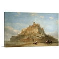 thumbnail image 1 of ARTCANVAS Mont St Michel From The Sands Canvas Art Print by David Roberts - Size: 12" x 8" (0.75" Deep), 1 of 9