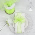 thumbnail image 5 of Joycrosso 4 Inch Key Lime Wired Organza Ribbon - 20 Yards Sheer Decorative Ribbon for Gift Wrapping, Wedding Decor, Christmas Tree, Crafts & DIY Projects, 5 of 6