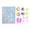 Clear, variant on Osdhezcn Holographic Button Silicone Mold for Resin Crafts Unique Sparkling Buttons Mold