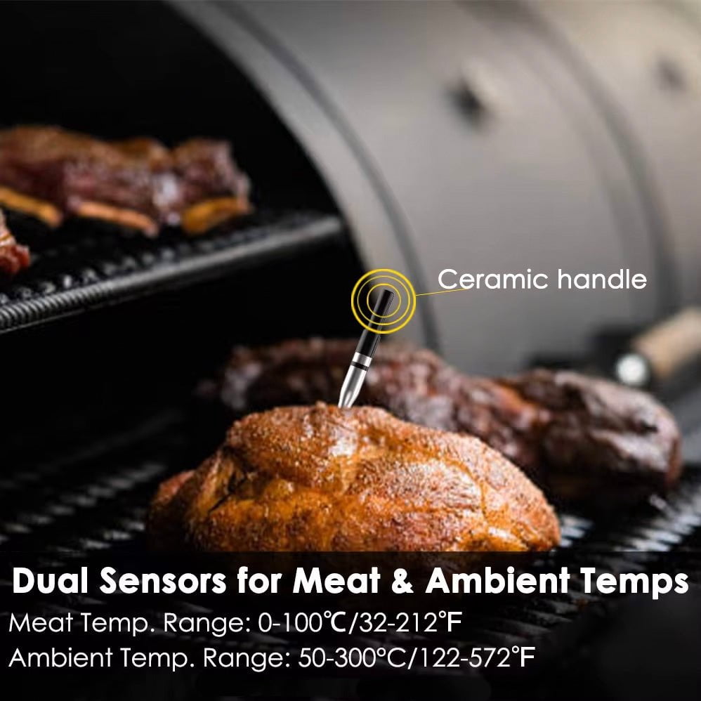 Wireless Long Range Dual Probe Meat Thermometer