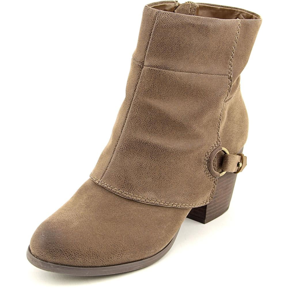Fergalicious Liza Women Round Toe Synthetic Brown Ankle Boot
