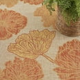 thumbnail image 4 of Nourison Garden Oasis Indoor/Outdoor Coral 5' x 7' Area Rug (5x7), 4 of 10