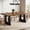 Dark Brown, variant on Large Dining Table for 6-8 People, 70.9-Inch Wood Rustic Rectangular Table with Black Wooden Legs, Farmhouse Center Kitchen Table for Dining Room, Living Room, Home Furniture