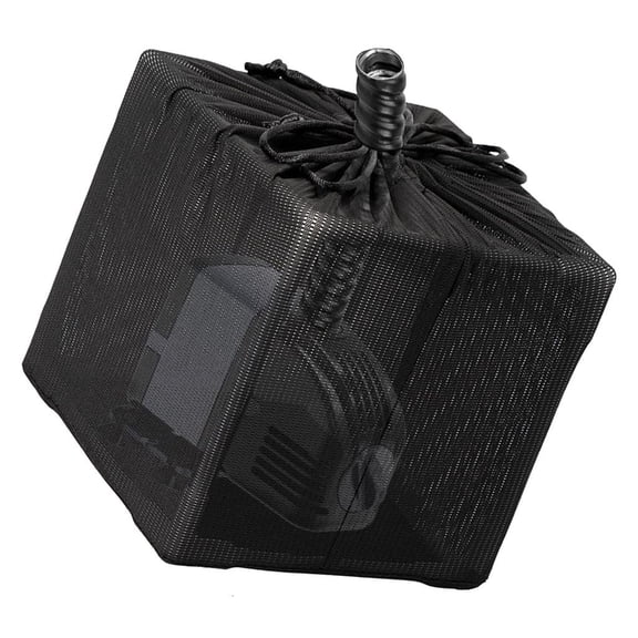 YIEMEEN Mesh Filter Bag Anti-Clogging Cover with Drawstring Mesh Screen Pond Pump Bag