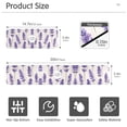 thumbnail image 3 of Yayeee Faucet Mat for Kitchen Sink 14.7" Diatomite Long Splash Guard Pad, Lavender Pattern, 3 of 7