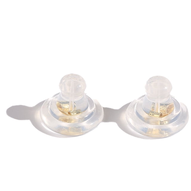 fastboy 100x No-Irritate Earring Backs For Studs Silicone Replacements Set Silicone Earring Backs A