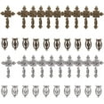 thumbnail image 1 of 1 Caja de 40 piezas de rosario de estilo tibetano para las fiestas de Pascua con medalla milagrosa central, colgantes de aleación y eslabones ovalados para candelabro., 1 of 9