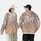 thumbnail image 4 of Fotbe Leopard Brown Chaqueta con Protección Solar UPF 50+ para Hombre y Mujer, Camisa con Capucha y Bolsillos-XX-Large, 4 of 7