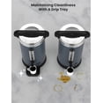 thumbnail image 2 of Eastvita 120-Cup Coffee Urn - 18L (4.8 Gal) Large Coffee Maker/Double-Wall Stainless Steel/Thermally Insulated/Quick Electric Coffee Maker in Gray, 2 of 5