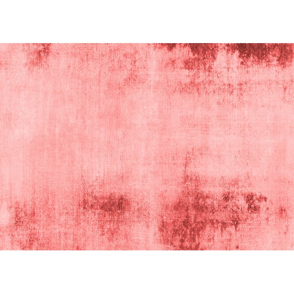 Ahgly Company Machine Washable Indoor Rectangle Abstract Red Modern Area Rugs, 6' x 9'