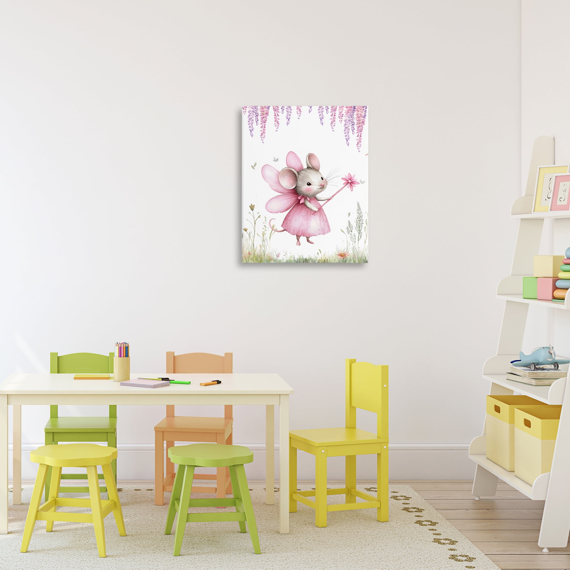 Stupell Industries Woodland Mouse Forest Fairy Canvas Wall Art, design by LSR Design Studio