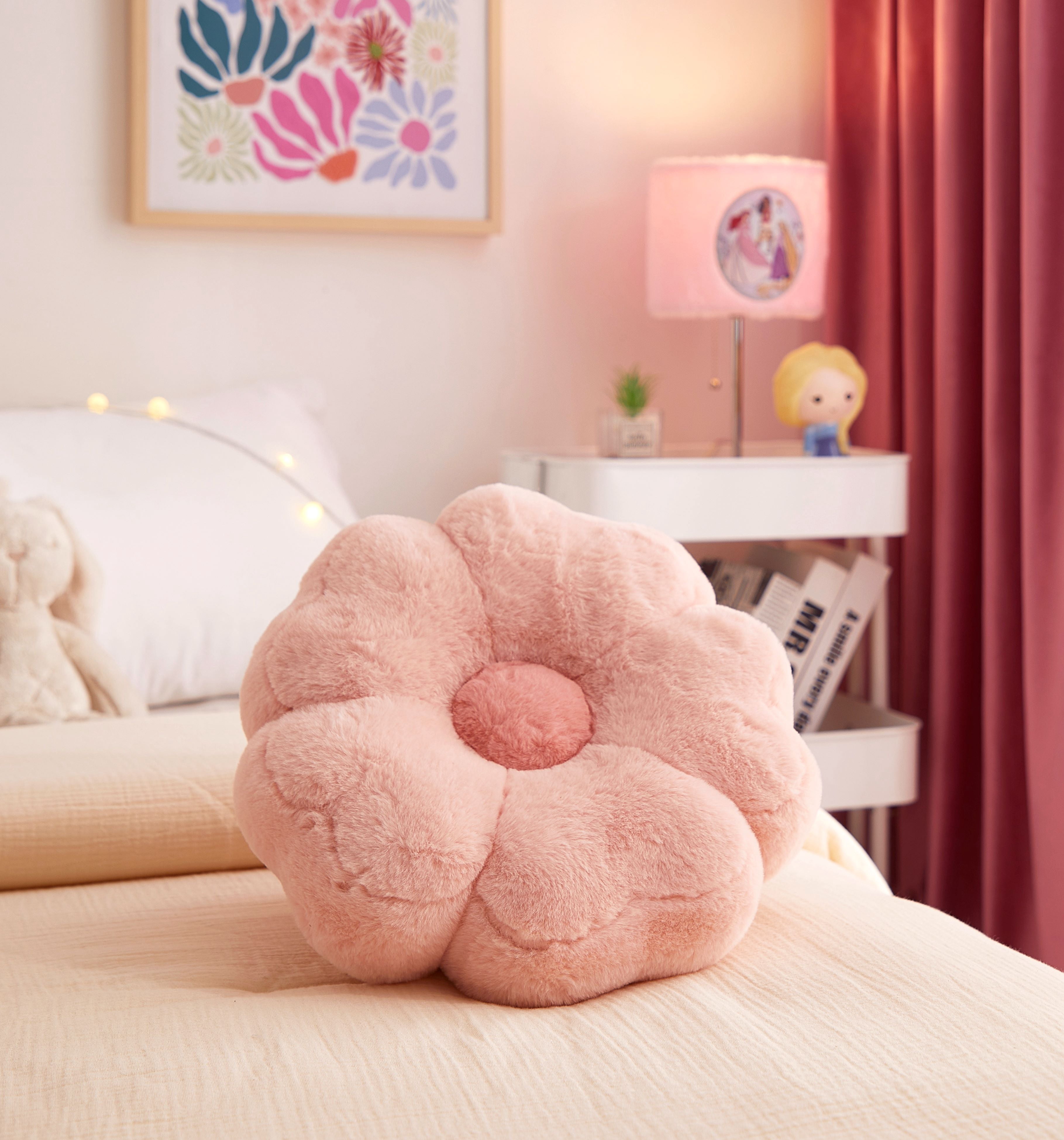 Little Nest Floral Pillow, 12" X 12"