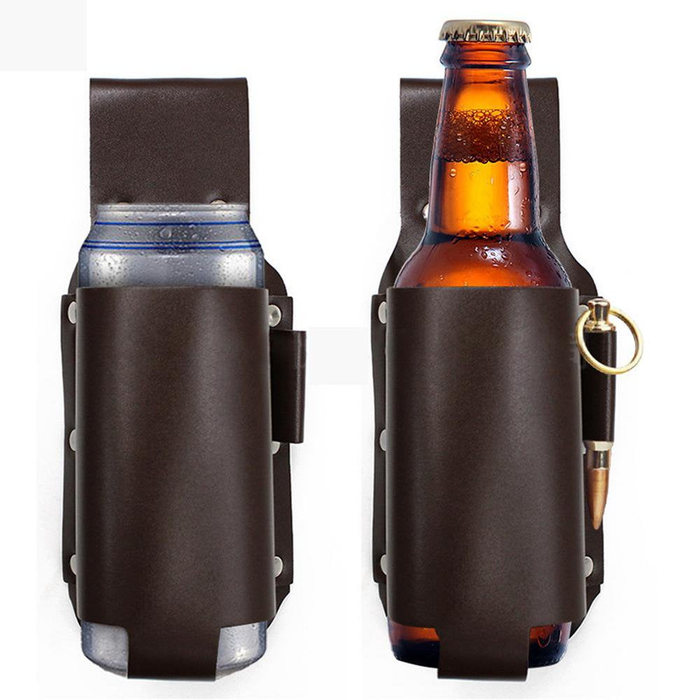 Beer Bottle Holster Leather Classic Bottle Holder Beer Holster