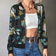thumbnail image 1 of Pntutb Mujeres Moda Casual Cómodo Estampado Manga Larga tops Chaqueta Outwear Pntutb Pntutb-5557, 1 of 7