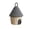 87#Gray, variant on House Shaped Storage Basket With Lid Desktop Organizer, Decorative Design With Dustproof Cover And Large Storage Space, For Bedroom Vanity Table Cosmetics Stationery Small Items