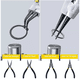 thumbnail image 2 of Kit Pinzas Para Seguros Bloosom  De Anillo | 180 Mm | 4pz Acero Negro, 2 of 4