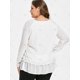 thumbnail image 3 of Blusa con cuello en V floral Rosegal Sudaderas y sudaderas con capucha, 3 of 5