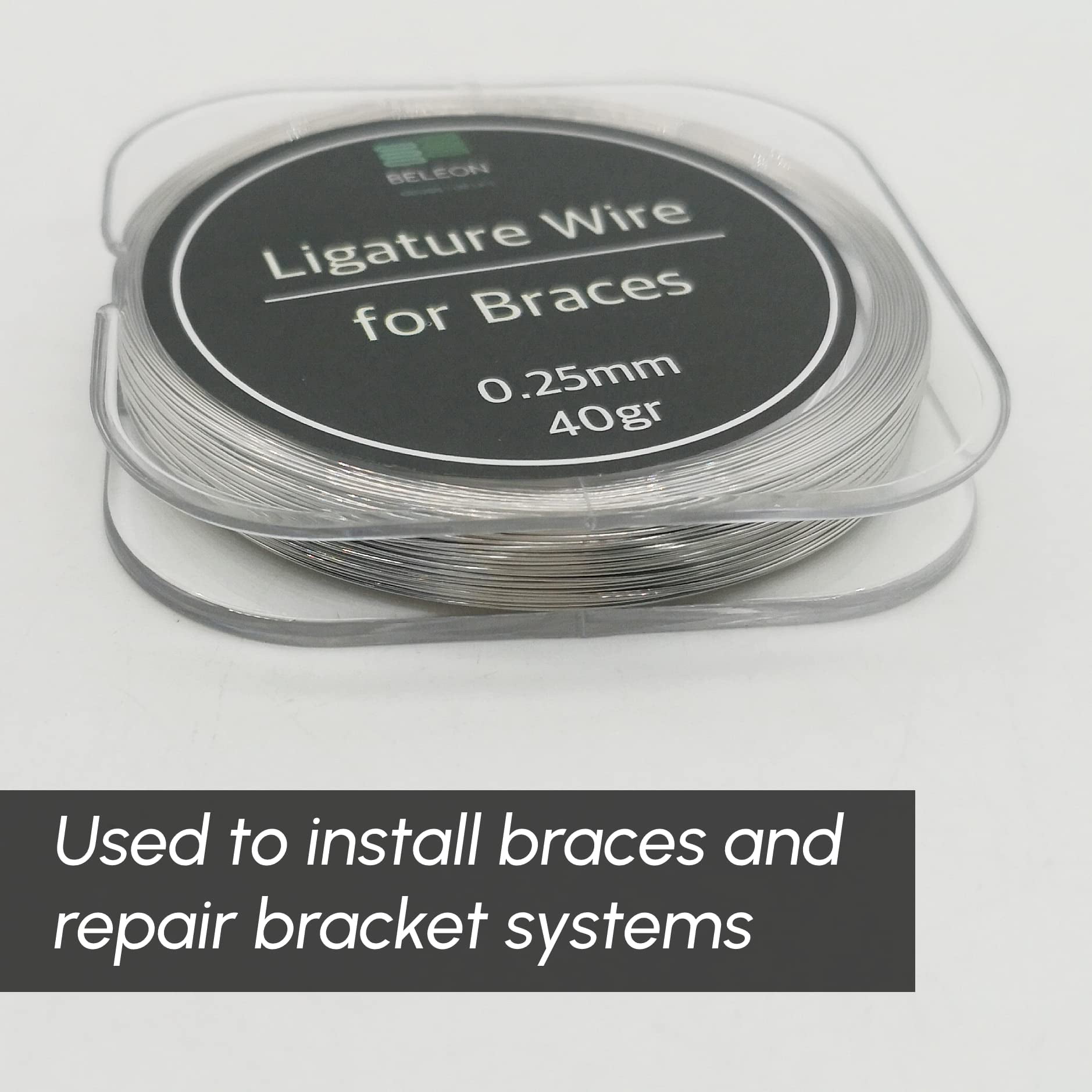 Braces Wire Orthodontic GP27 Dental Ligature Wire for Braces for Home  Use Stainless Steel 40g 0.25mm 