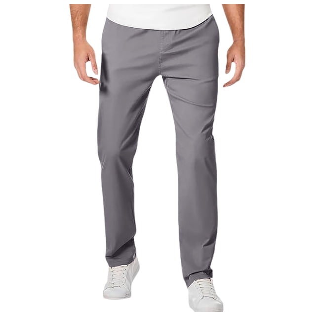 Pantalons Chinos Classiques à Plis pour Hommes, Jambes Droites